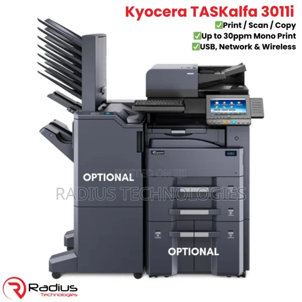 Kyocera Taskalfa 3011i A4 Mono Multifunction Printer Kyocera Taskalfa 3011i A4 Mono Multifunction Printer